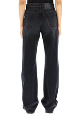 LOOSE JEANS WITH STITCHING
